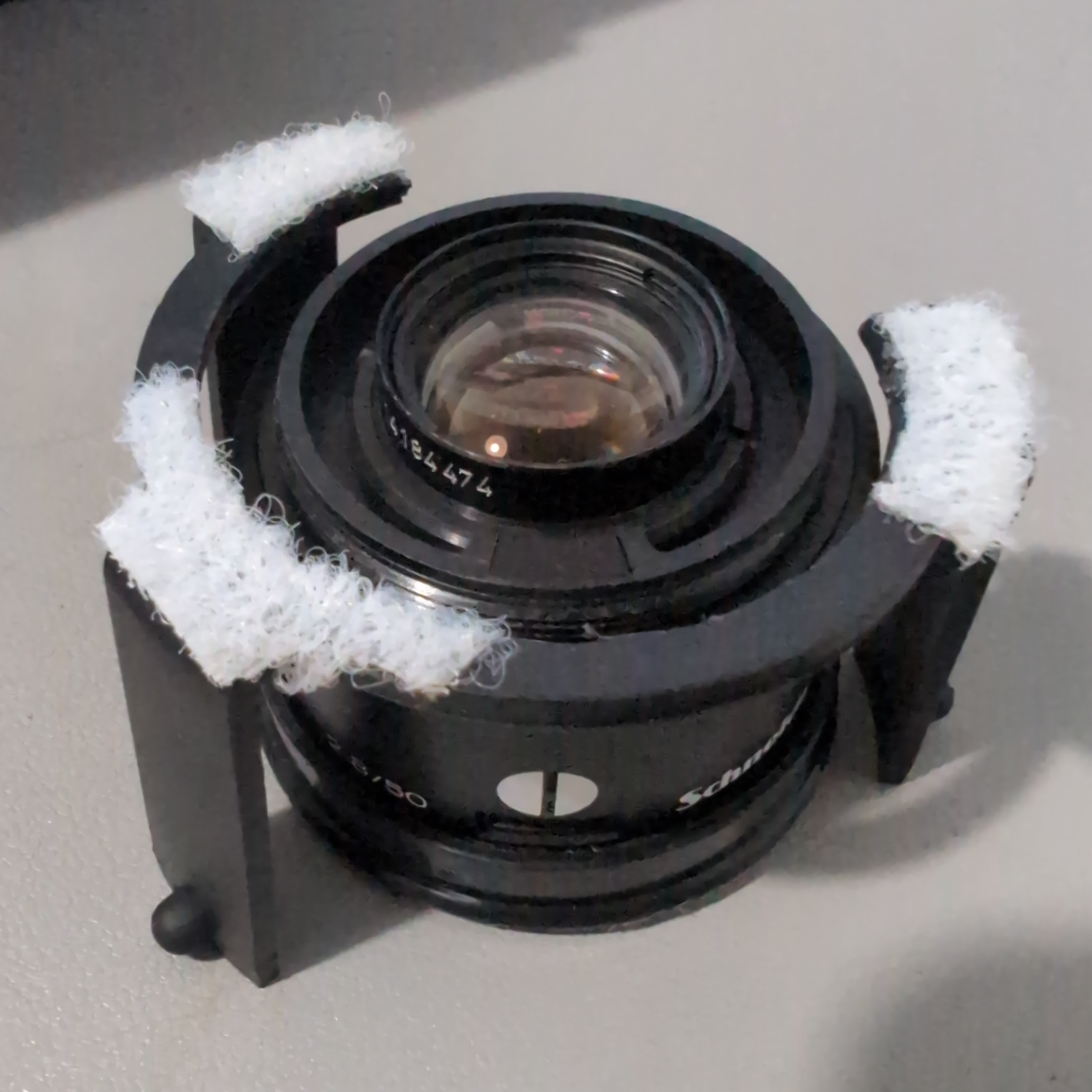 The multilated ilford filter carrier legs