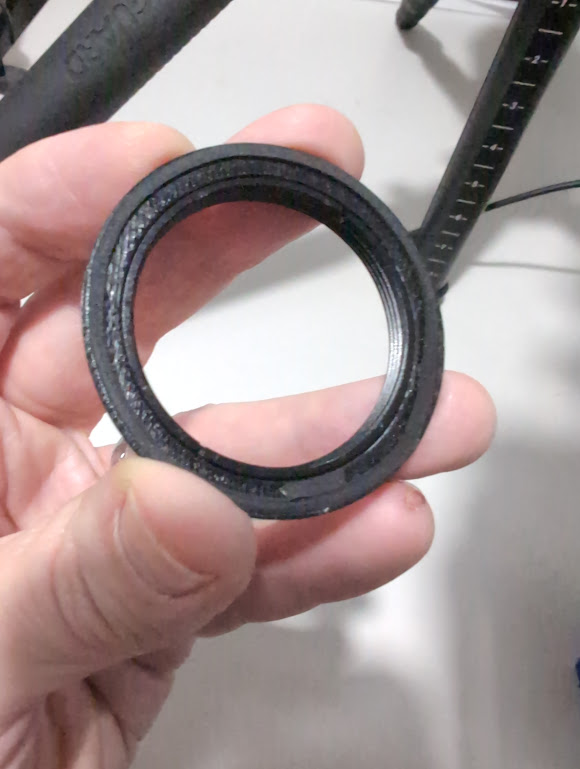 1mm light seal foam added to ring to help with grip
